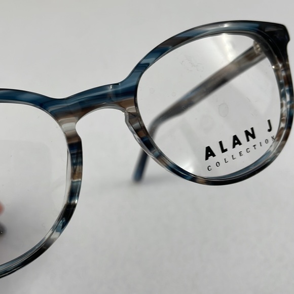NWT Alan J AJ-114 Glasses with Case and Lens Cloth - Picture 5 of 11
